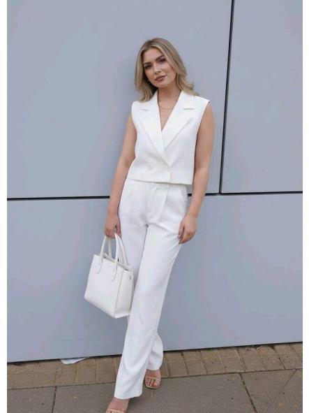 Conjunto Brisa Chic | Chaleco cruzado y pantalón fluido de vestir [6]