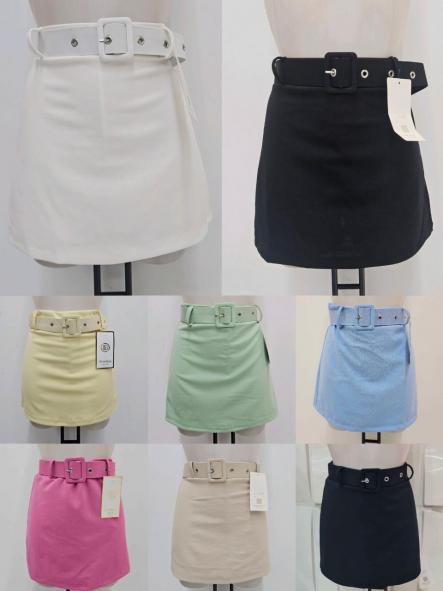 Falda Pantalón Mini Belt | Falda corta con cinturón [7]