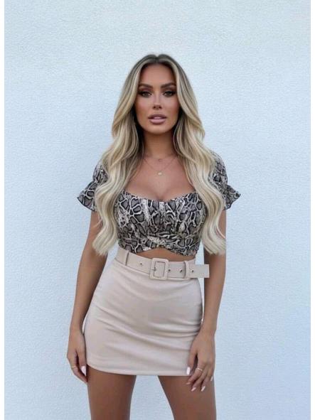 Falda Pantalón Mini Belt | Falda corta con cinturón [4]