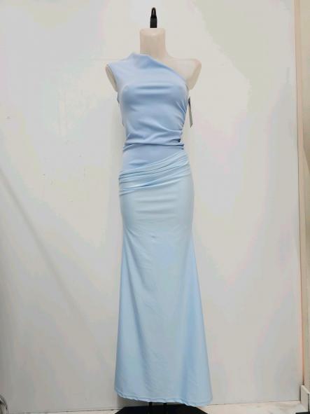 Vestido Olimpia | Vestido largo asimétrico de una sola manga [1]