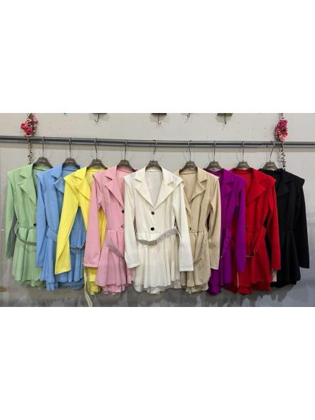 Mono Cinturón | Vestido Americana con Cinturón [7]