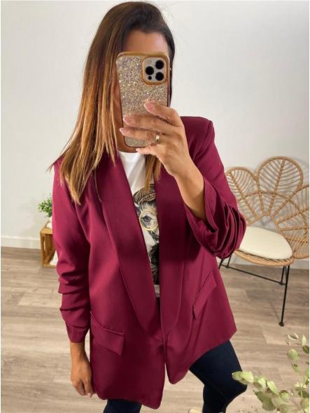 Blazer Office | Americana fluida de corte recto [4]