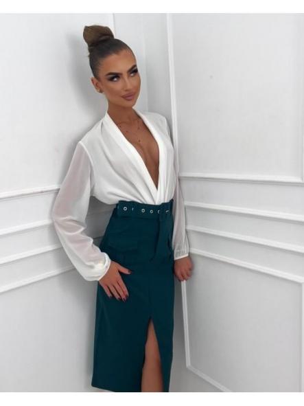 Body Gala Air | Body cruzado de gasa fluida [2]