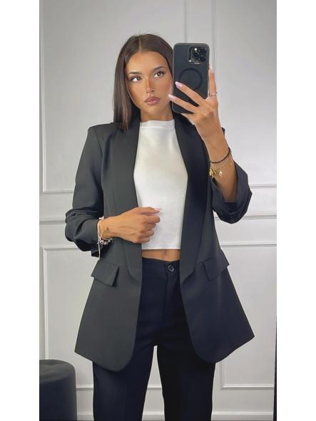 Blazer Office | Americana fluida de corte recto