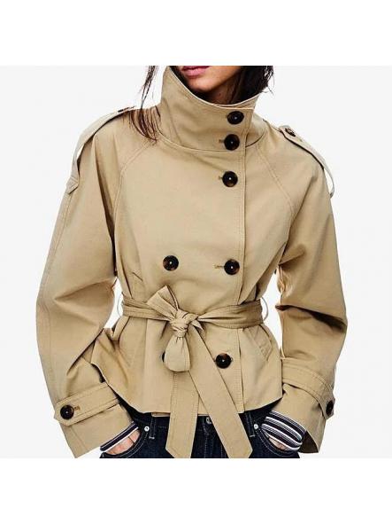 Chaqueta Trench Urban | Chaqueta corta tipo trench con cinturón [4]