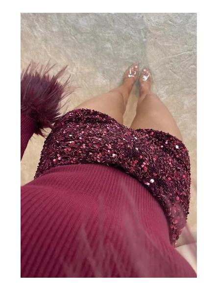 Short Sparkle Velvet | Shorts de terciopelo con lentejuelas [4]