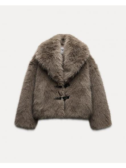 Abrigo Polar Diva | Abrigo peluche premium con cierre de hebilla [3]