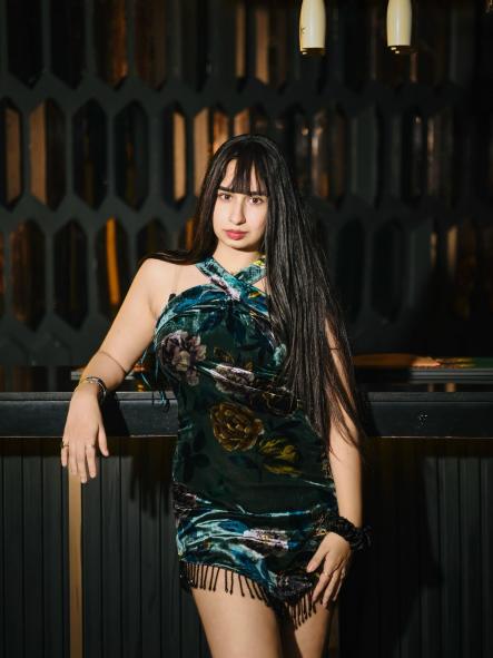 Vestido Velvet Rose | Vestido terciopelo con flecos