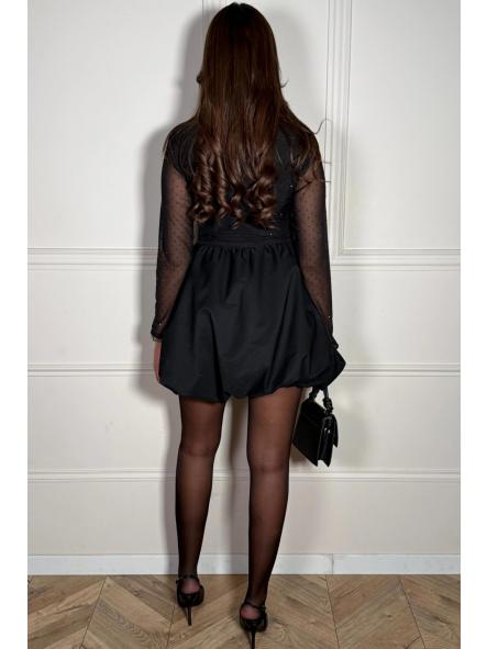 Vestido Spark Bubble | Vestido corto con falda globo y cuerpo de tul [1]