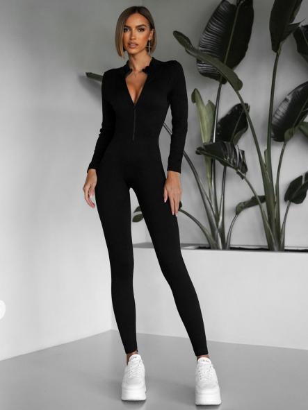 Mono Reductor | Mono ajustado de punto canalé con cremallera frontal [2]