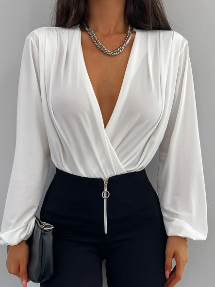 Body Gala Air | Body cruzado de gasa fluida