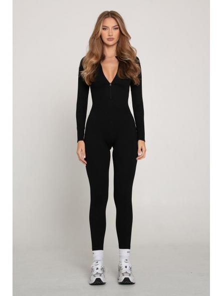 Mono Reductor | Mono ajustado de punto canalé con cremallera frontal