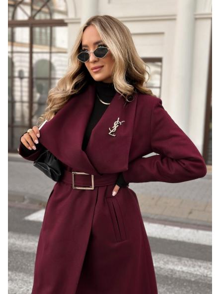 Abrigo Viena | Abrigo de paño con cinturón [3]