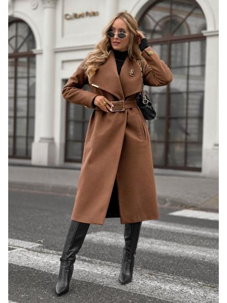 Abrigo Viena | Abrigo de paño con cinturón [4]