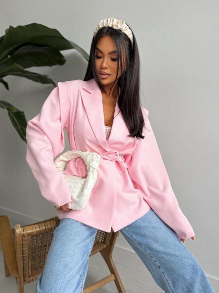 Blazer Cinturón Nova | Americana entallada con lazada [0]