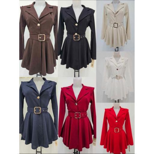 Mono Cinturón | Vestido Americana con Cinturón [7]