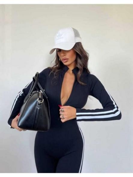 Mono Reductor Stripe | Mono canalé con rayas y cremallera [2]