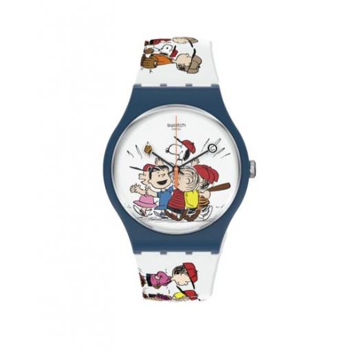 Swatch X Peanuts New Gent SO29Z107 First Base