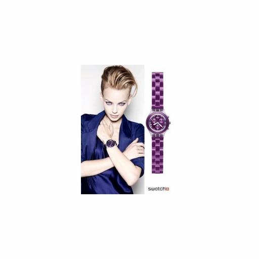 Swatch Irony Diaphane Chrono Full Blooded Blueberry SVCK4048AG [1]
