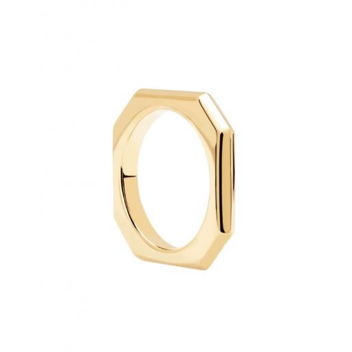 PDPAOLA Anillo Signature Link Gold AN01-378-14 [1]