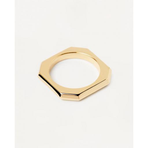 PDPAOLA Anillo Signature Link Gold AN01-378-14 [2]