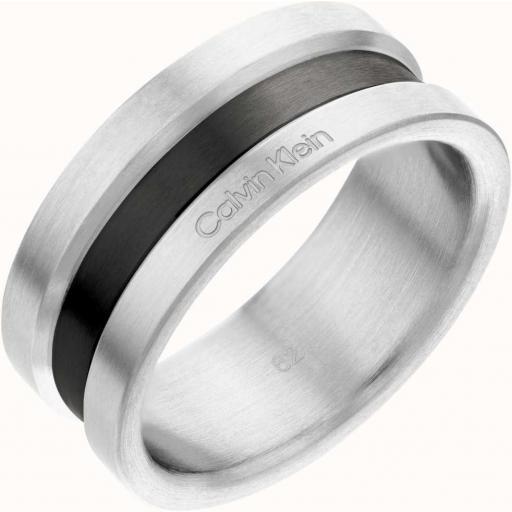 CK Anillo Channeled Acero 35000061G [0]