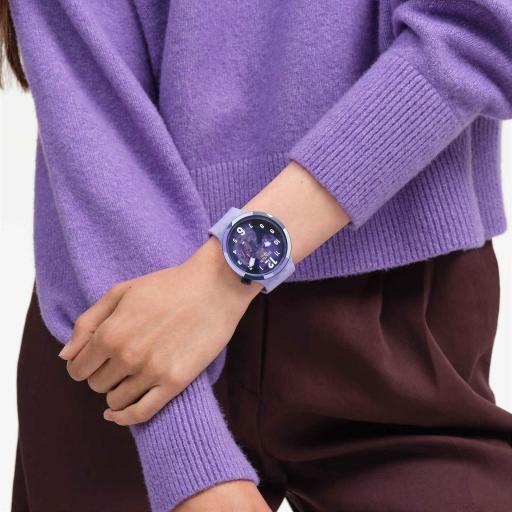 Swatch Big Bold Look Right Thru Violet SB05V101 [5]