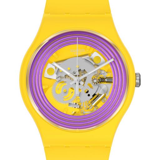 Swatch New Gent Purple Rings Yellow SO29J100 [1]