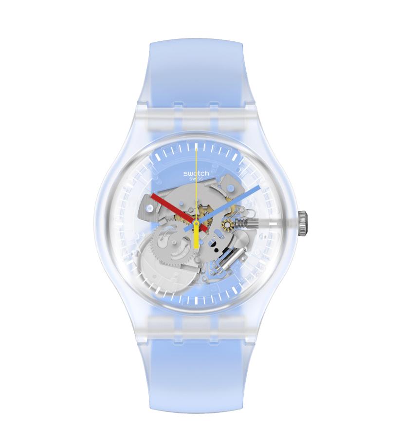 Swatch New Gent SUOK156 Clearly Blue Striped