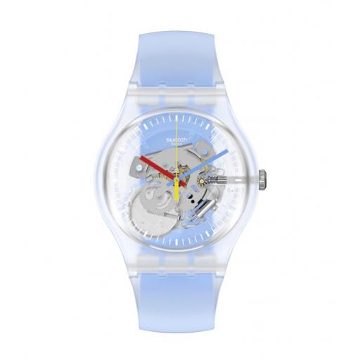 Swatch New Gent SUOK156 Clearly Blue Striped [0]