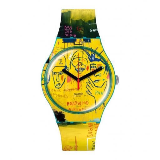 Swatch Art Journey Hollywood Africans Basquiat SUOZ354