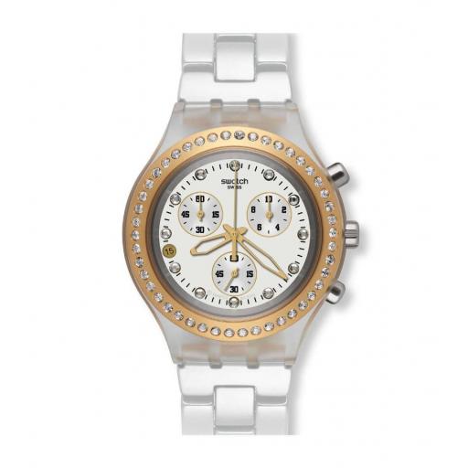 Swatch Irony Diaphane Chrono Full Blooded Marvelous Yellow SVCK4068AG