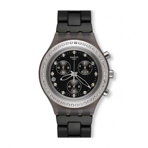 Swatch Irony Diaphane Chrono Full Blooded Stoneheart Silver SVCM4009AG