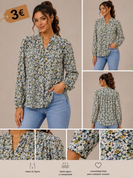 CAMISA FLORES