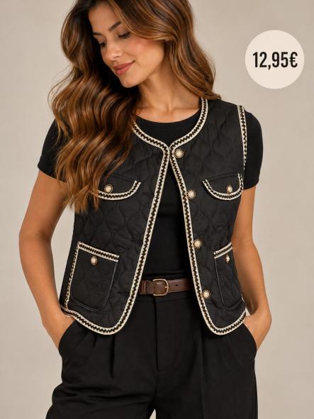 CHALECO BOMBER CORTE CHA [0]