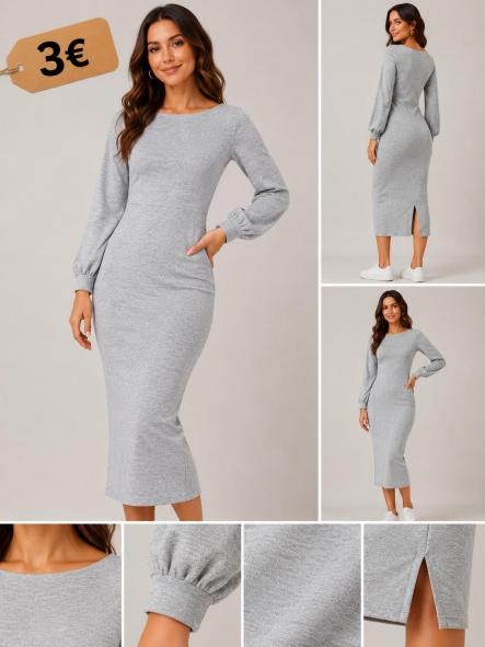 VESTIDO GRIS [0]