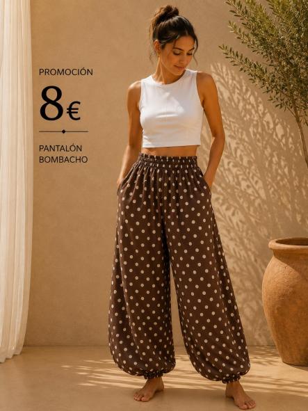 PANTALON   BOMBACHO MARRON [0]