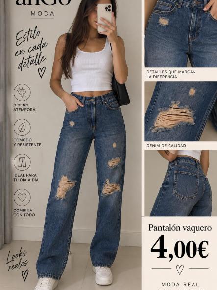 PANTALÓN   VAQUERO TALLA S