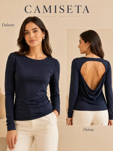 CAMISETA GRIS ESPALDA