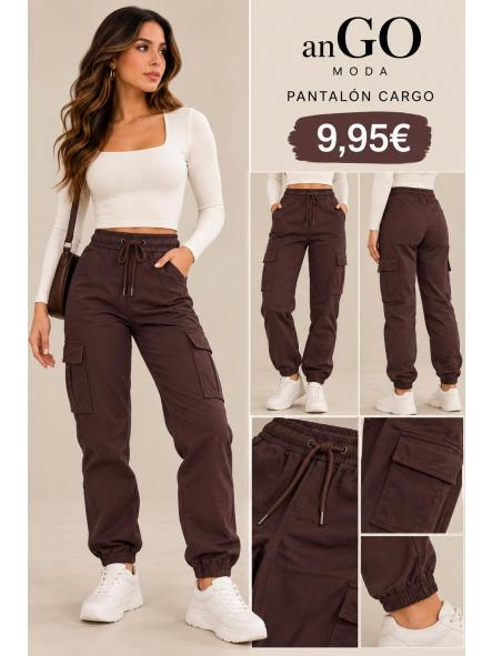 PANTALON CARGO MARRON [0]