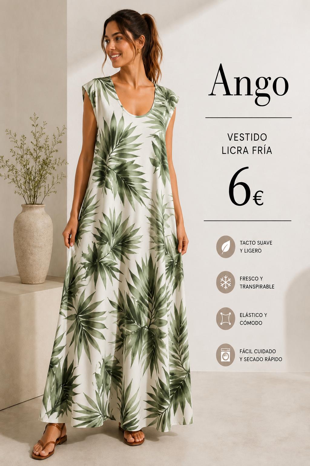 VESTIDO LICRA FRIA VERDE