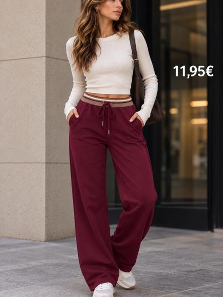 PANTALON CHANDAL GRANATE [0]