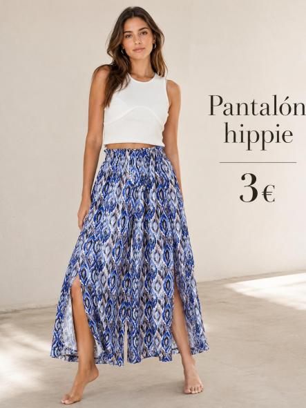 PANTALON HIPPIE  AZUL [0]