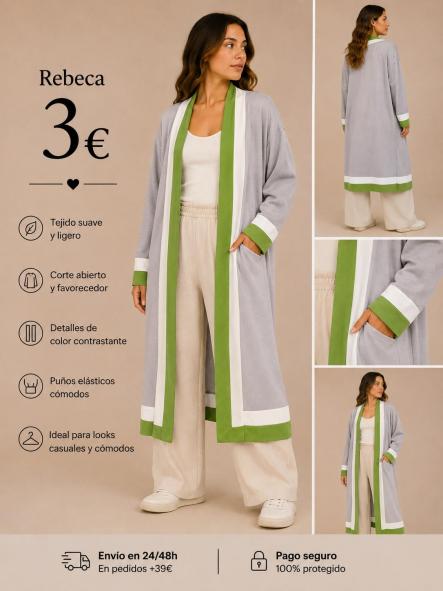 REBECA  GRIS Y VERDE [0]