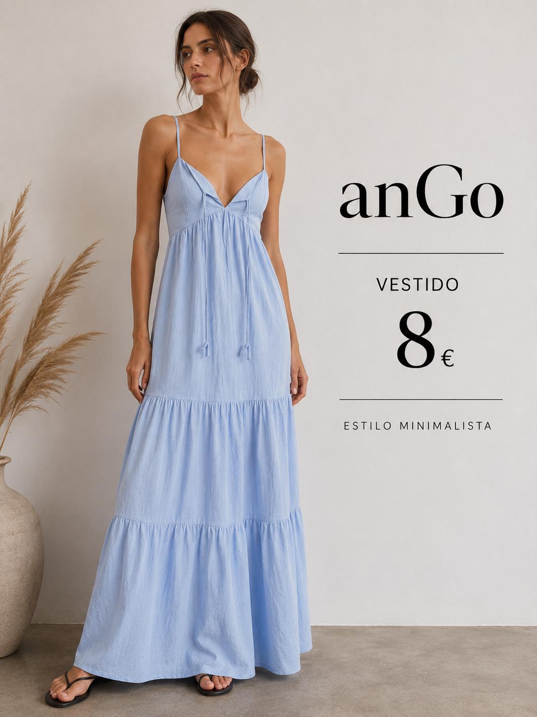 VESTIDO SUELTO AZUL