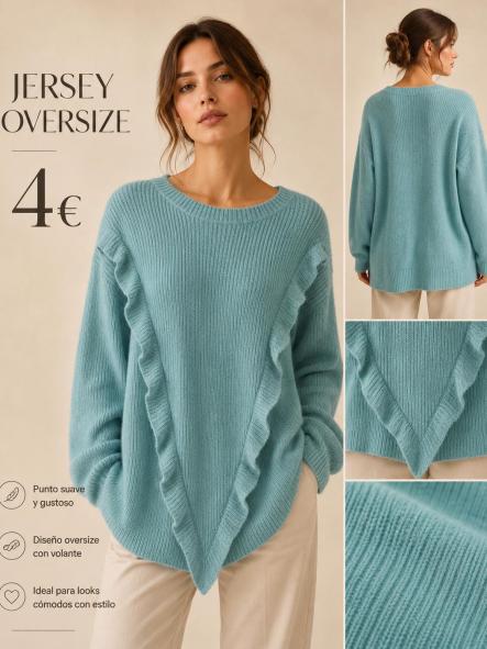 JERSEY OVERSIN  CETURQUESA [0]
