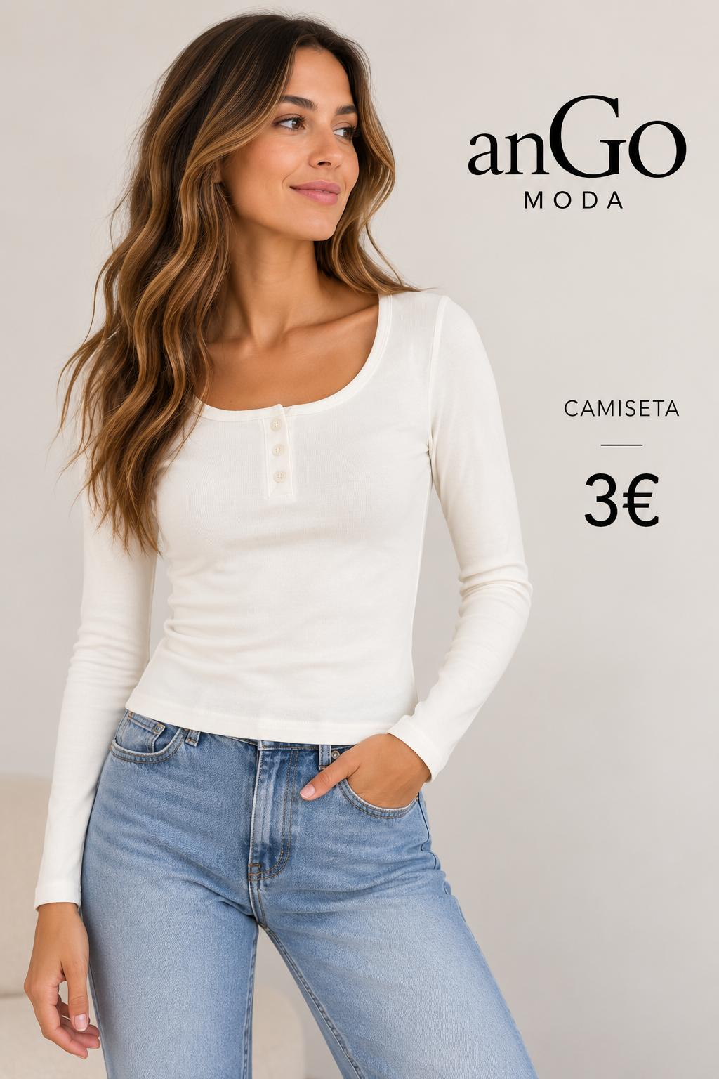 CAMISETA BOTONES