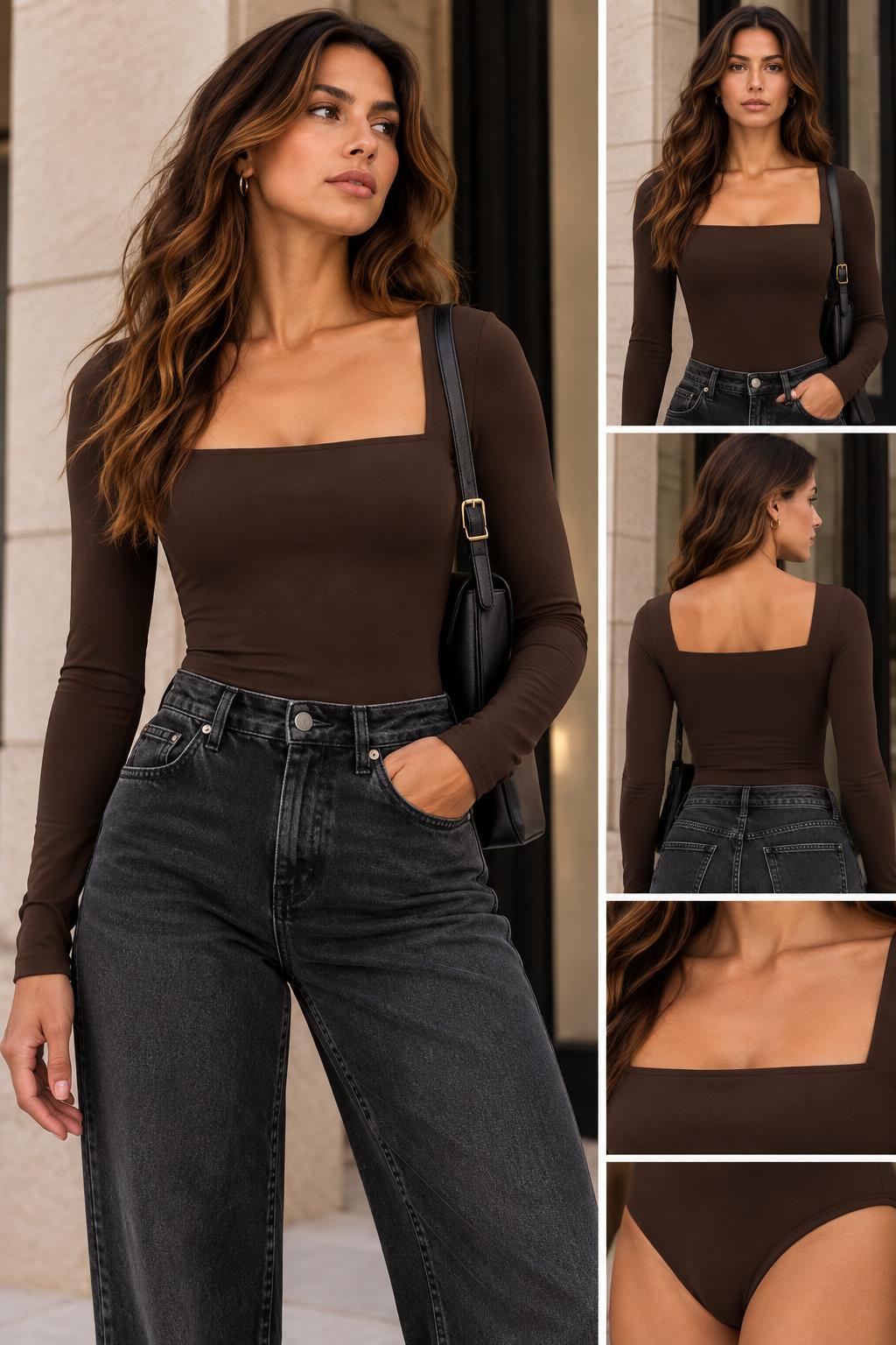 BODY BASICO MARRON