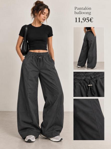 PANTALON BALLOONG GRIS [0]