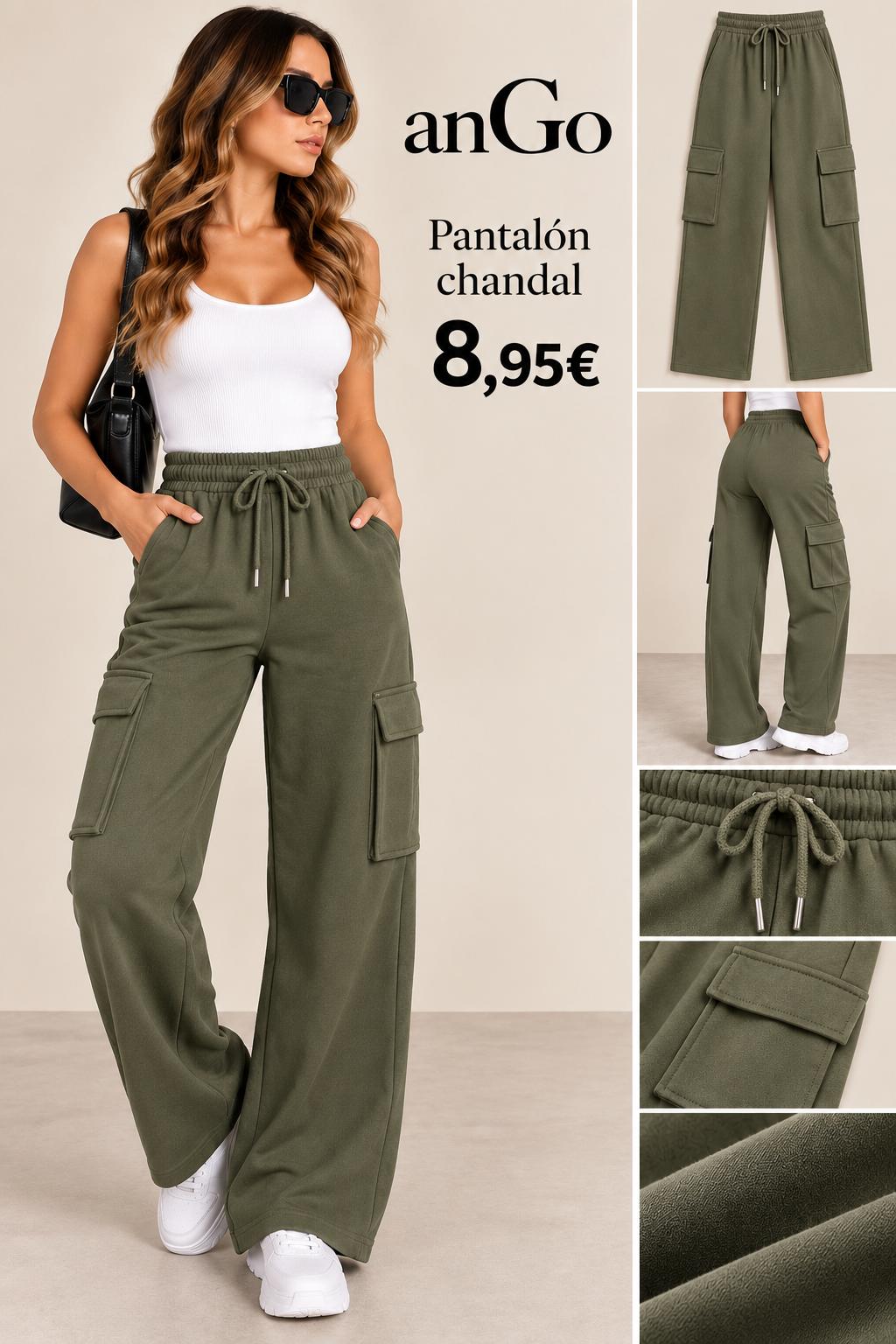 PANTALON CHANDAL verde